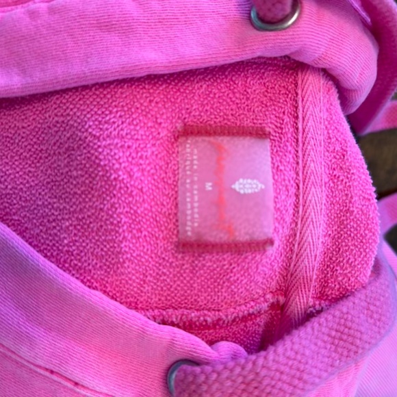 Free People Movement Spur of the Moment Solid Hoodie Midi Dress Sweatshirt Pink - Picture 6 of 16